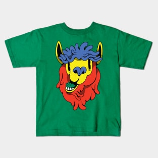Funny chewing comic alpaca - gift idea Kids T-Shirt